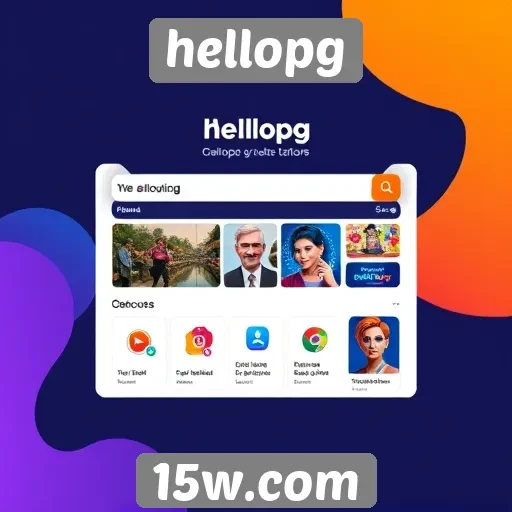 Interface do site HelloPG é intuitiva e fácil de navegar