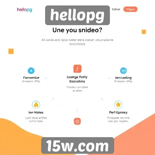 Overview das principais funcionalidades do site hellopg
