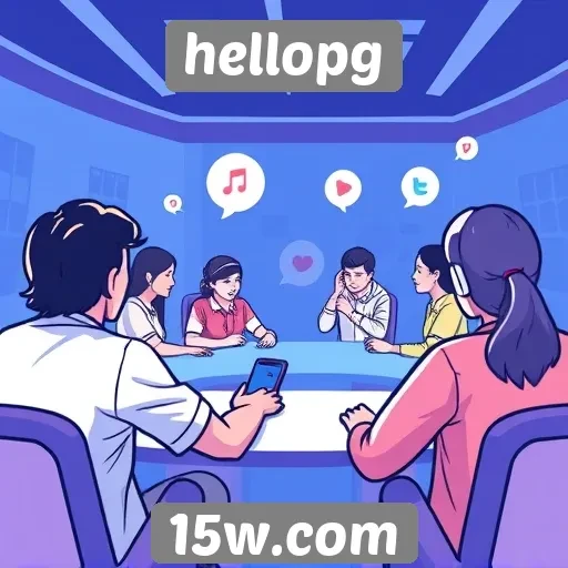 Funcionalidades de interação social no hellopg